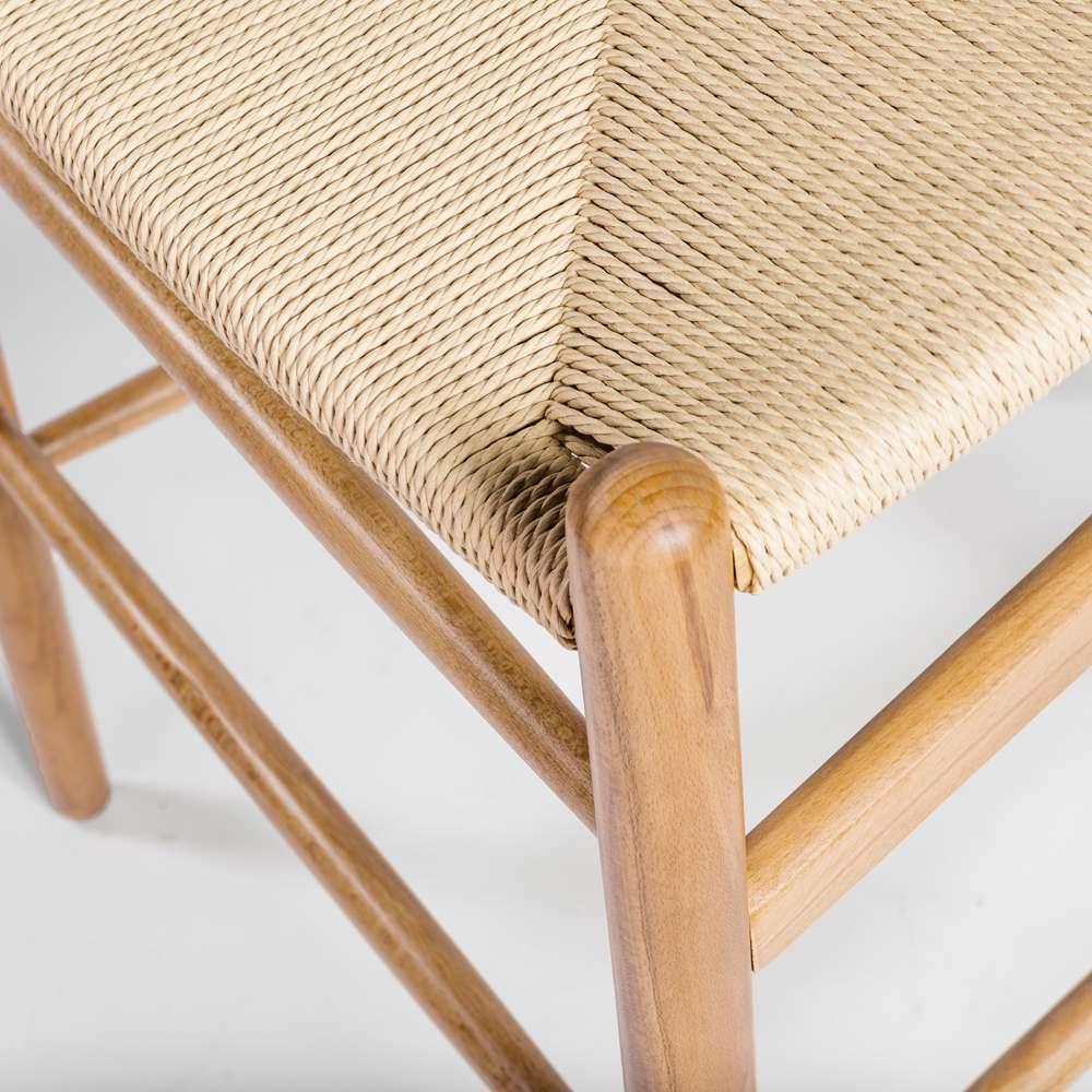Euro Style - Evelina-C Counter Stool in Natural - 08169NAT veiw 7
