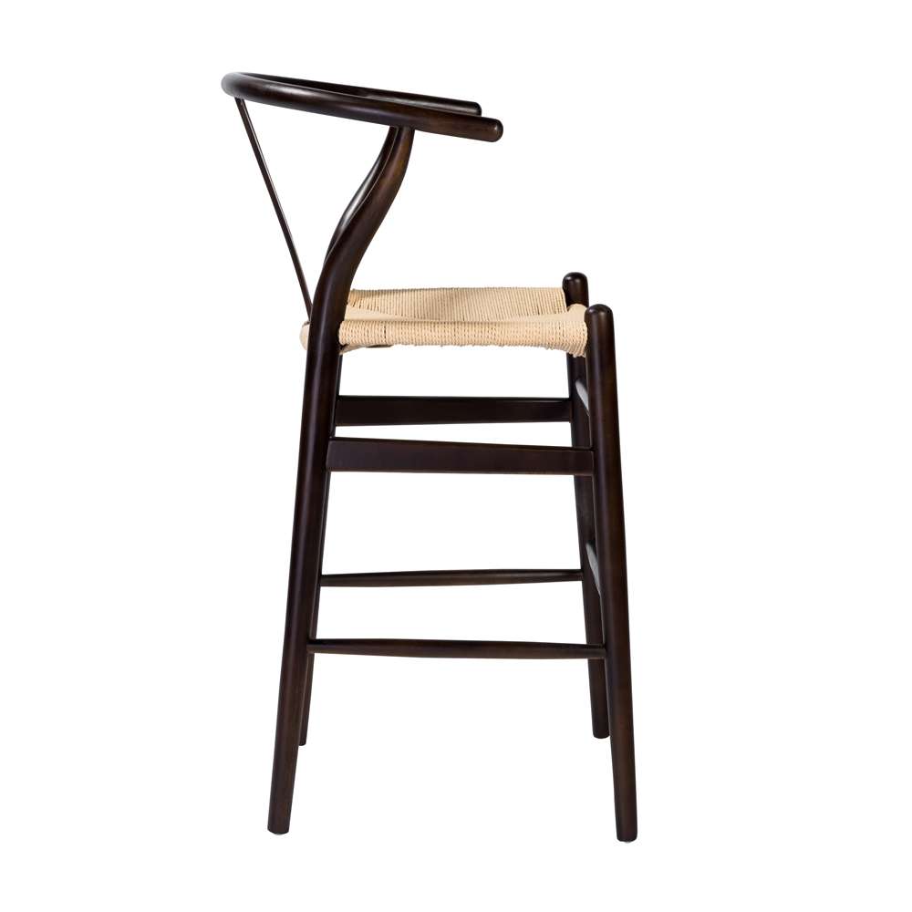 Euro Style - Evelina-C Counter Stool in Walnut - 08169WAL veiw 3