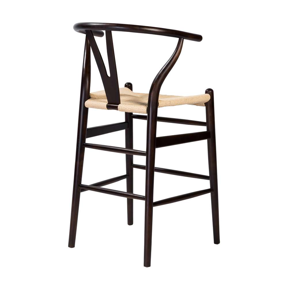 Euro Style - Evelina-C Counter Stool in Walnut - 08169WAL veiw 4