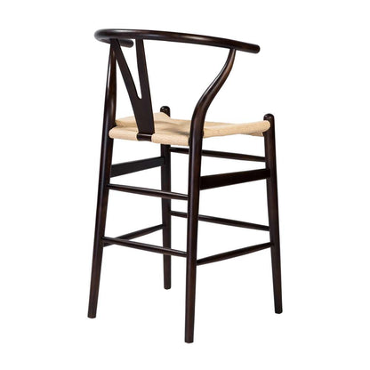 Euro Style - Evelina-C Counter Stool in Walnut - 08169WAL veiw 4