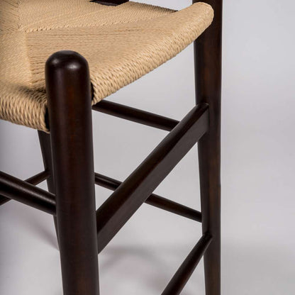 Euro Style - Evelina-C Counter Stool in Walnut - 08169WAL veiw 6