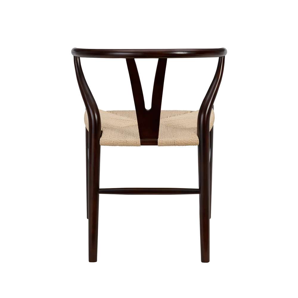 Euro Style - Evelina Side Chair in Walnut with Natural Rush Seat (Set of 2) - 08157WAL veiw 5
