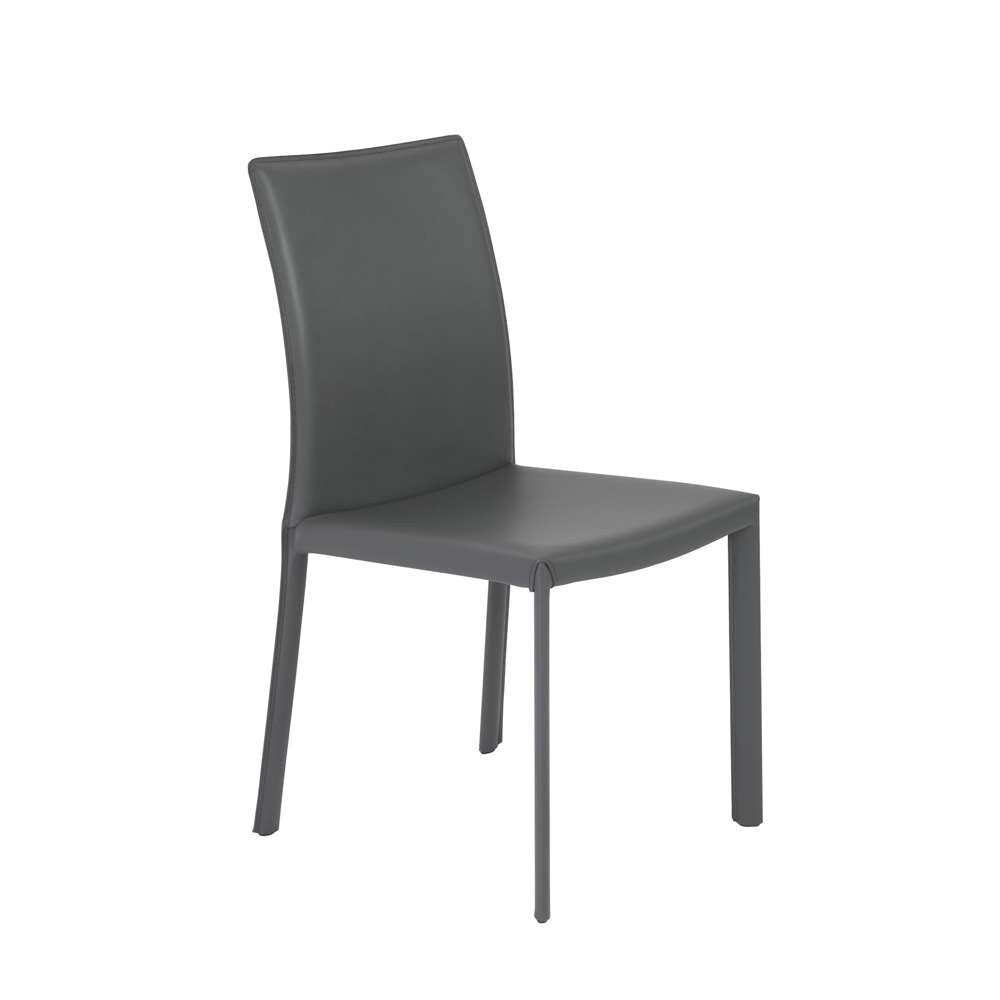 Euro Style - Hasina Side Chair in Gray (Set of 2) - 38627GRY veiw 2
