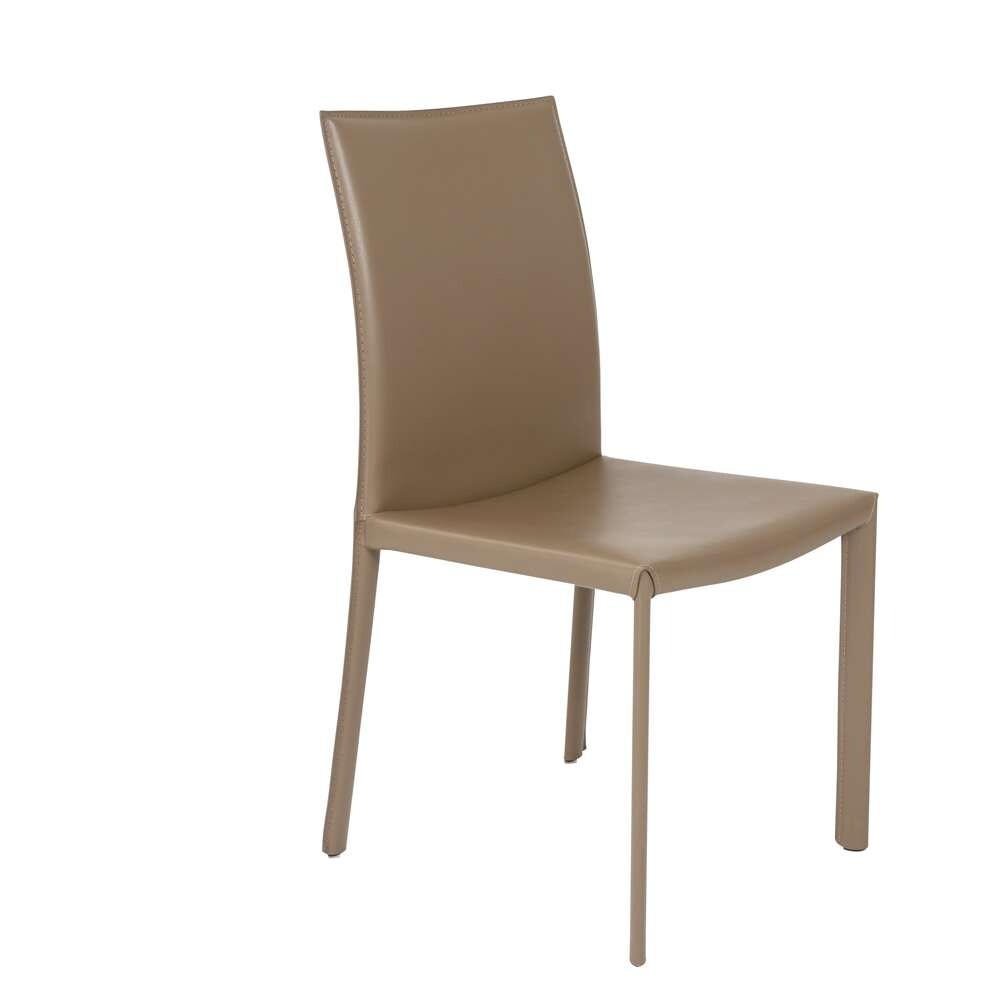 Euro Style - Hasina Dining Chair in Taupe (Set of 2) - 38627TPE veiw 2