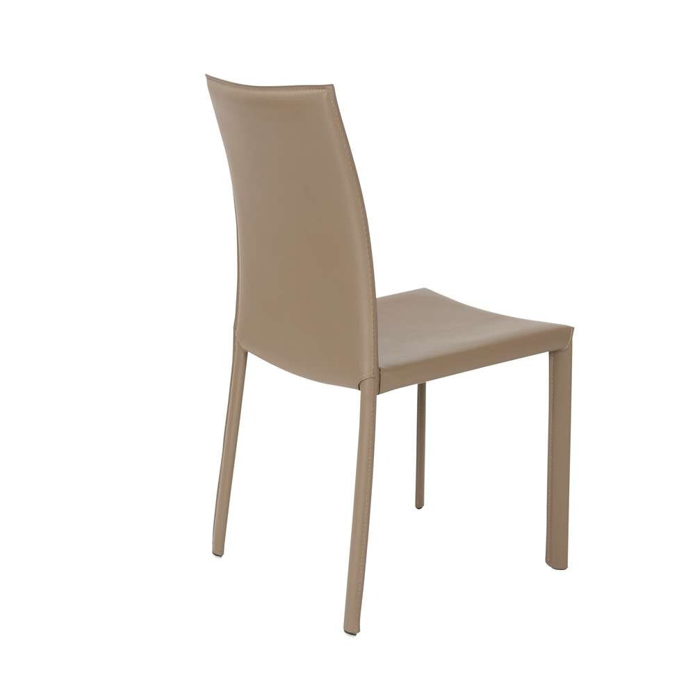 Euro Style - Hasina Dining Chair in Taupe (Set of 2) - 38627TPE veiw 4