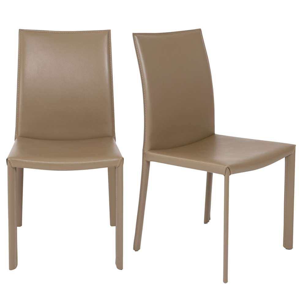 Euro Style - Hasina Dining Chair in Taupe (Set of 2) - 38627TPE veiw 8