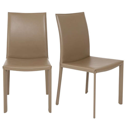 Euro Style - Hasina Dining Chair in Taupe (Set of 2) - 38627TPE veiw 8