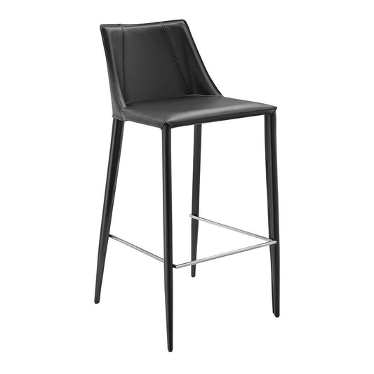 Euro Style - Kalle Bar Stool in Black - 30918-BLK-MP1 veiw 2