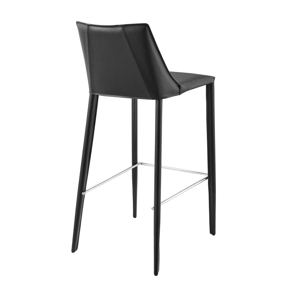 Euro Style - Kalle Bar Stool in Black - 30918-BLK-MP1 veiw 4