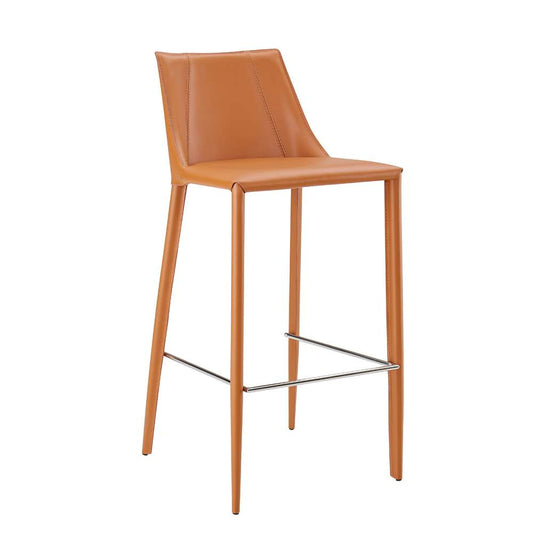 Euro Style - Kalle Bar Stool in Cognac - 30918-COG-MP1 veiw 2