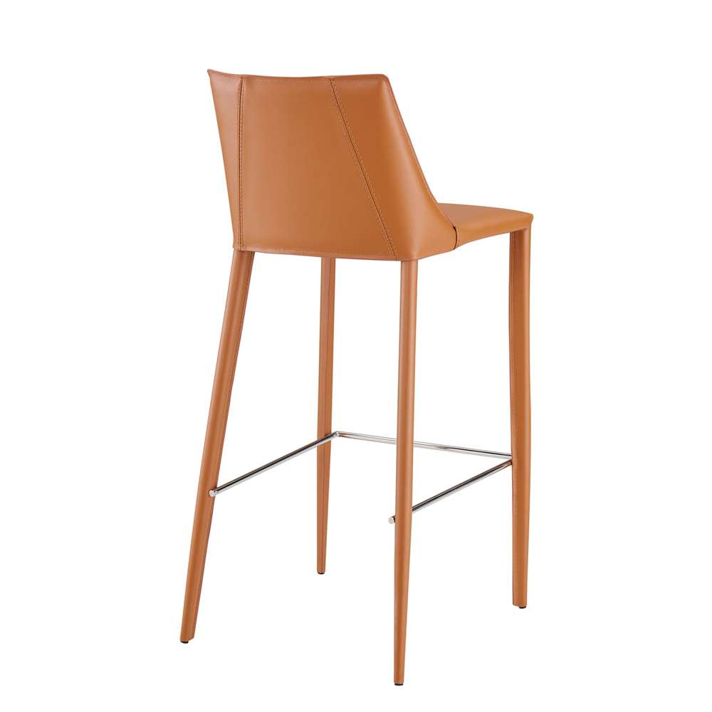 Euro Style - Kalle Bar Stool in Cognac - 30918-COG-MP1 veiw 3