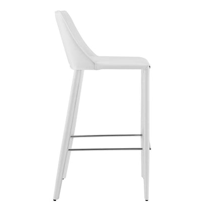 Euro Style - Kalle Bar Stool in White - 30918-WHT-MP1 veiw 3