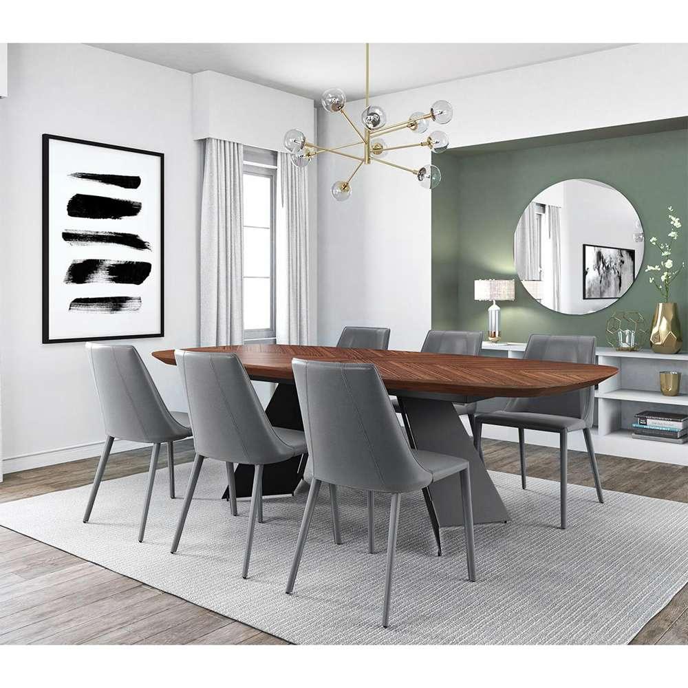 Euro Style - Kalle Side Chair in Gray - 30914-GRY-MP1 veiw 6