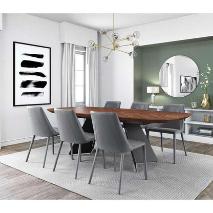 Euro Style - Kalle Side Chair in Gray - 30914-GRY-MP1 veiw 6