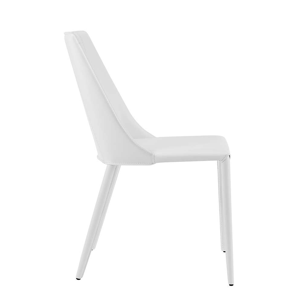 Euro Style - Kalle Side Chair in White - 30914-WHT-MP1 veiw 3