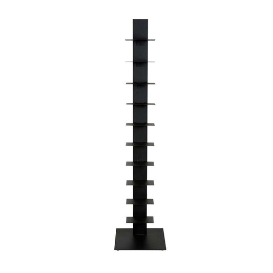 Euro Style - Sapiens 60in Bookcase/Shelf/Shelving Tower in Anthracite - 94200ANTH-KIT veiw 1