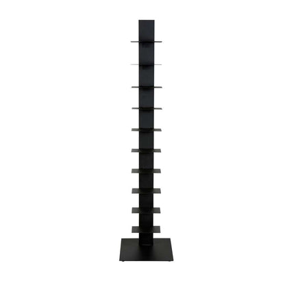 Euro Style - Sapiens 60in Bookcase/Shelf/Shelving Tower in Anthracite - 94200ANTH-KIT veiw 5