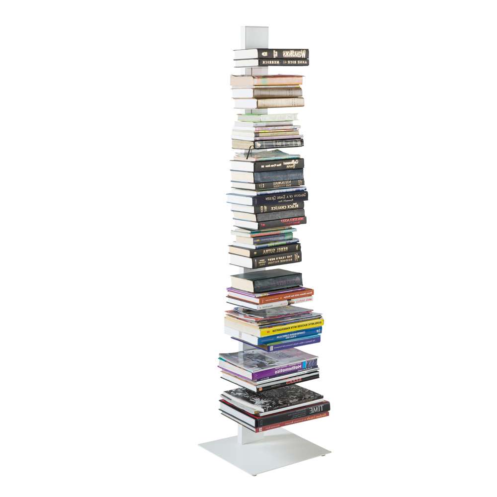 Euro Style - Sapiens 60in Bookcase/Shelf/Shelving Tower in White - 94200WHT-KIT veiw 3