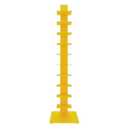 Euro Style - Sapiens 60in Bookcase/Shelf/Shelving Tower in Yellow - 94200YEL-KIT veiw 1