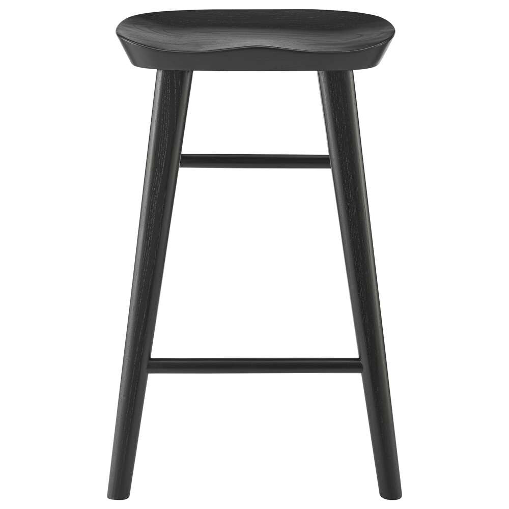 Euro Style - Vieno Counter Stool in Black - 39133-BLK veiw 1