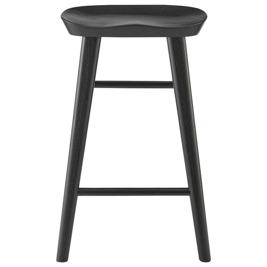 Euro Style - Vieno Counter Stool in Black - 39133-BLK veiw 1