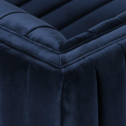 Four Hands - Augustine Sofa 96in - Sapphire Navy - CGRY-013-519 veiw 3