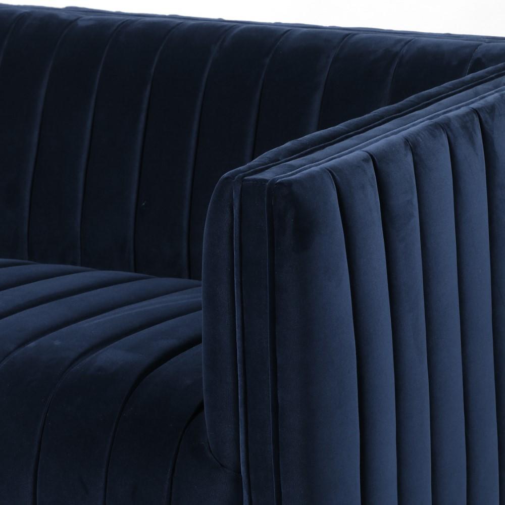 Four Hands - Augustine Sofa 96in - Sapphire Navy - CGRY-013-519 veiw 5