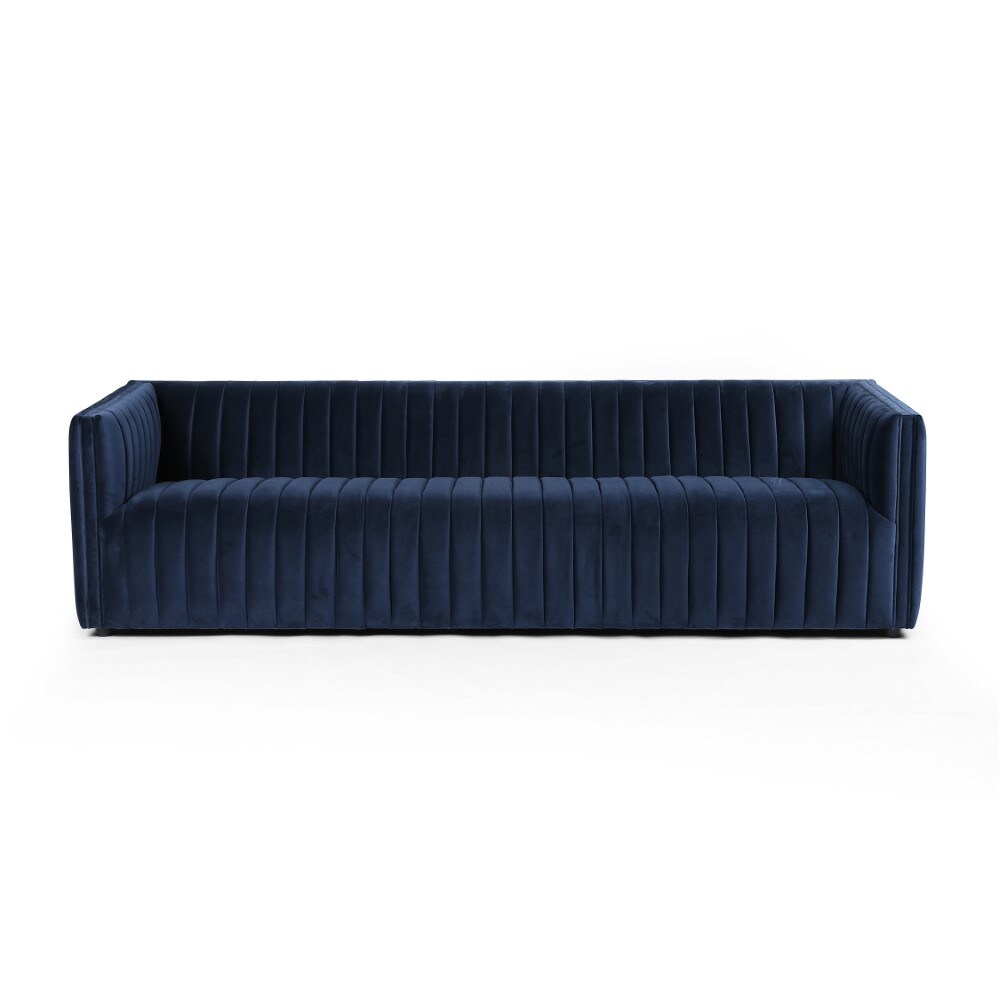 Four Hands - Augustine Sofa 96in - Sapphire Navy - CGRY-013-519 veiw 6