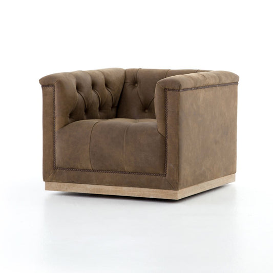 Four Hands - Maxx Swivel Chair - Umber Grey - CKEN-F4Z-061 veiw 1