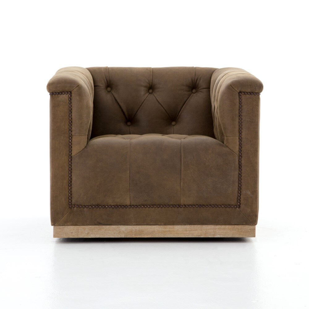 Four Hands - Maxx Swivel Chair - Umber Grey - CKEN-F4Z-061 veiw 9