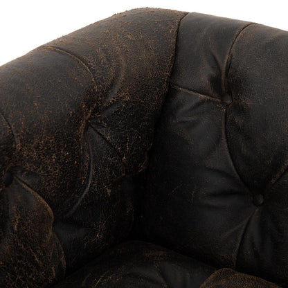 Four Hands - Maxx Swivel Chair - Destroyed Black - CKEN-F4Z-928 veiw 4