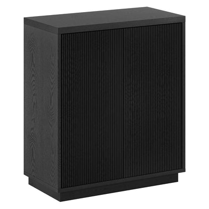 Hudson & Canal - Alston 28in Wide Rectangular Accent Cabinet in Black Grain - AC1694 veiw 1