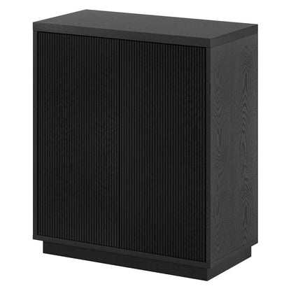 Hudson & Canal - Alston 28in Wide Rectangular Accent Cabinet in Black Grain - AC1694 veiw 4