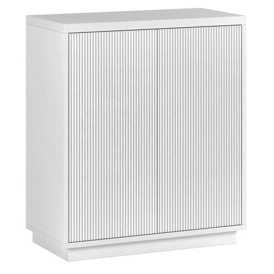 Hudson & Canal - Alston 28in Wide Rectangular Accent Cabinet in White - AC1906 veiw 1