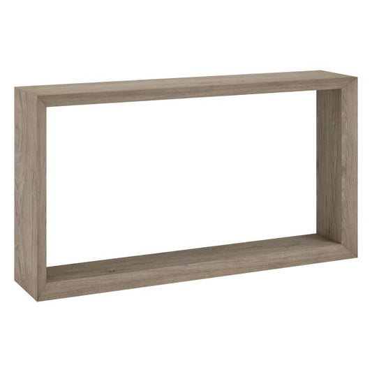 Hudson & Canal - Osmond 55in Wide Rectangular Console Table in Antiqued Gray Oak - AT1945 veiw 1