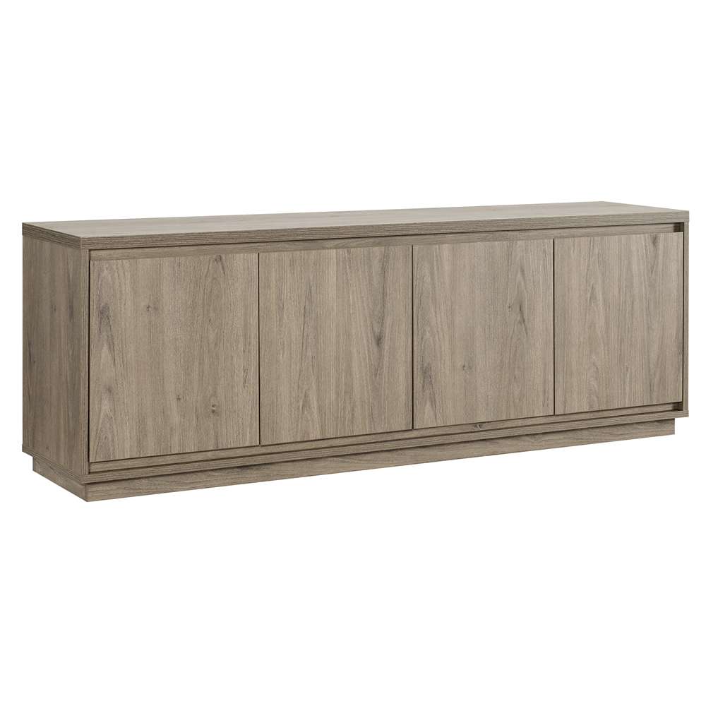 Hudson & Canal - Presque Rectangular TV Stand for TVs up to 75in in Gray - TV1857 veiw 1