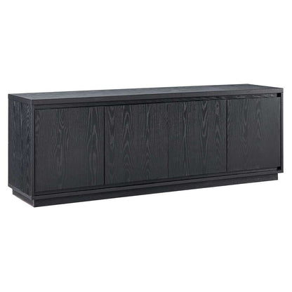 Hudson & Canal - Presque Rectangular TV Stand for TVs up to 75in in Black Grain - TV1854 veiw 1