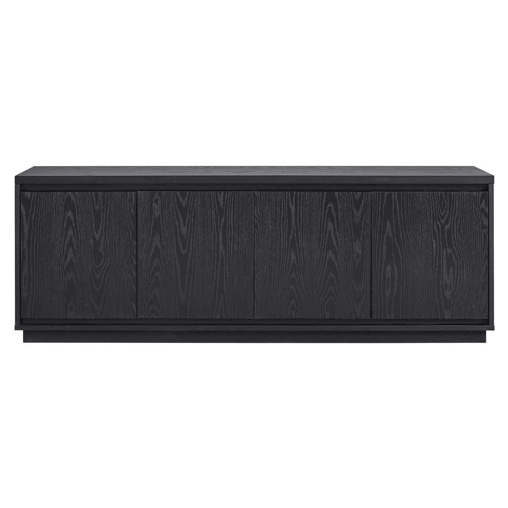 Hudson & Canal - Presque Rectangular TV Stand for TVs up to 75in in Black Grain - TV1854 veiw 3