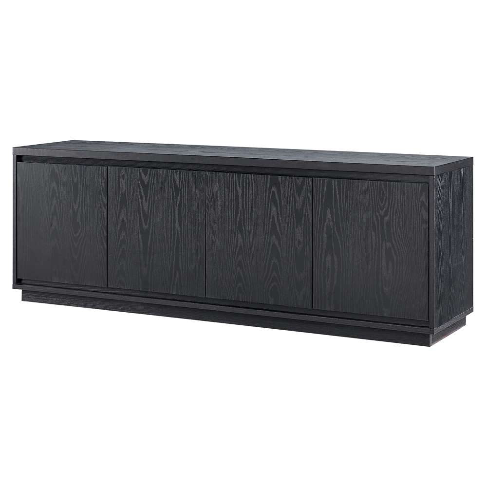 Hudson & Canal - Presque Rectangular TV Stand for TVs up to 75in in Black Grain - TV1854 veiw 4