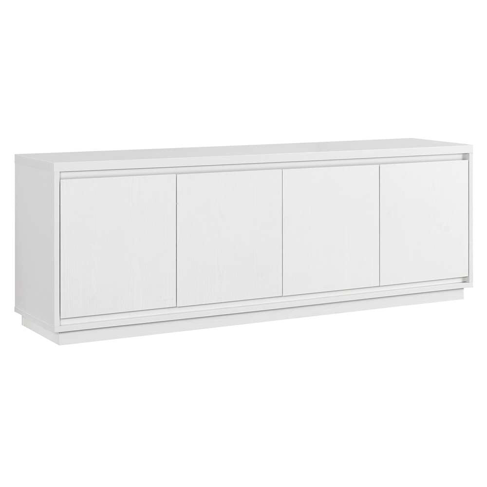 Hudson & Canal - Presque Rectangular TV Stand for TVs up to 75in in White - TV1856 veiw 1