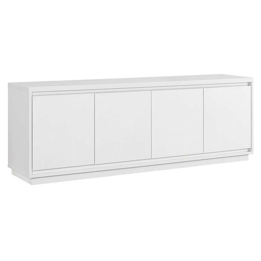 Hudson & Canal - Presque Rectangular TV Stand for TVs up to 75in in White - TV1856 veiw 1