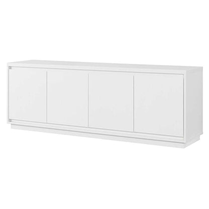 Hudson & Canal - Presque Rectangular TV Stand for TVs up to 75in in White - TV1856 veiw 4