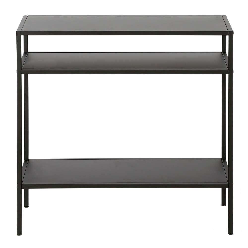 Hudson & Canal - Ricardo 24in Wide Rectangular Side Table in Blackened Bronze - ST0513 veiw 3