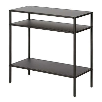 Hudson & Canal - Ricardo 24in Wide Rectangular Side Table in Blackened Bronze - ST0513 veiw 4