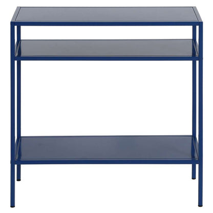 Hudson & Canal - Ricardo 24in Wide Rectangular Side Table in Mykonos Blue - ST1154 veiw 3