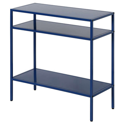 Hudson & Canal - Ricardo 24in Wide Rectangular Side Table in Mykonos Blue - ST1154 veiw 4