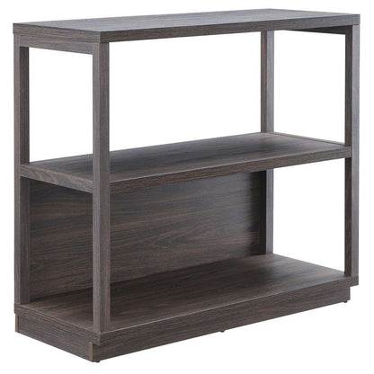 Hudson & Canal - Thalia 33in Tall Rectangular Bookcase in Alder Brown - BK1272 veiw 1