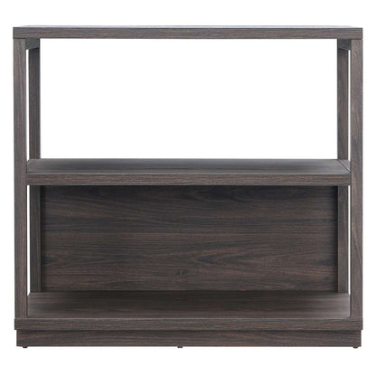 Hudson & Canal - Thalia 33in Tall Rectangular Bookcase in Alder Brown - BK1272 veiw 3