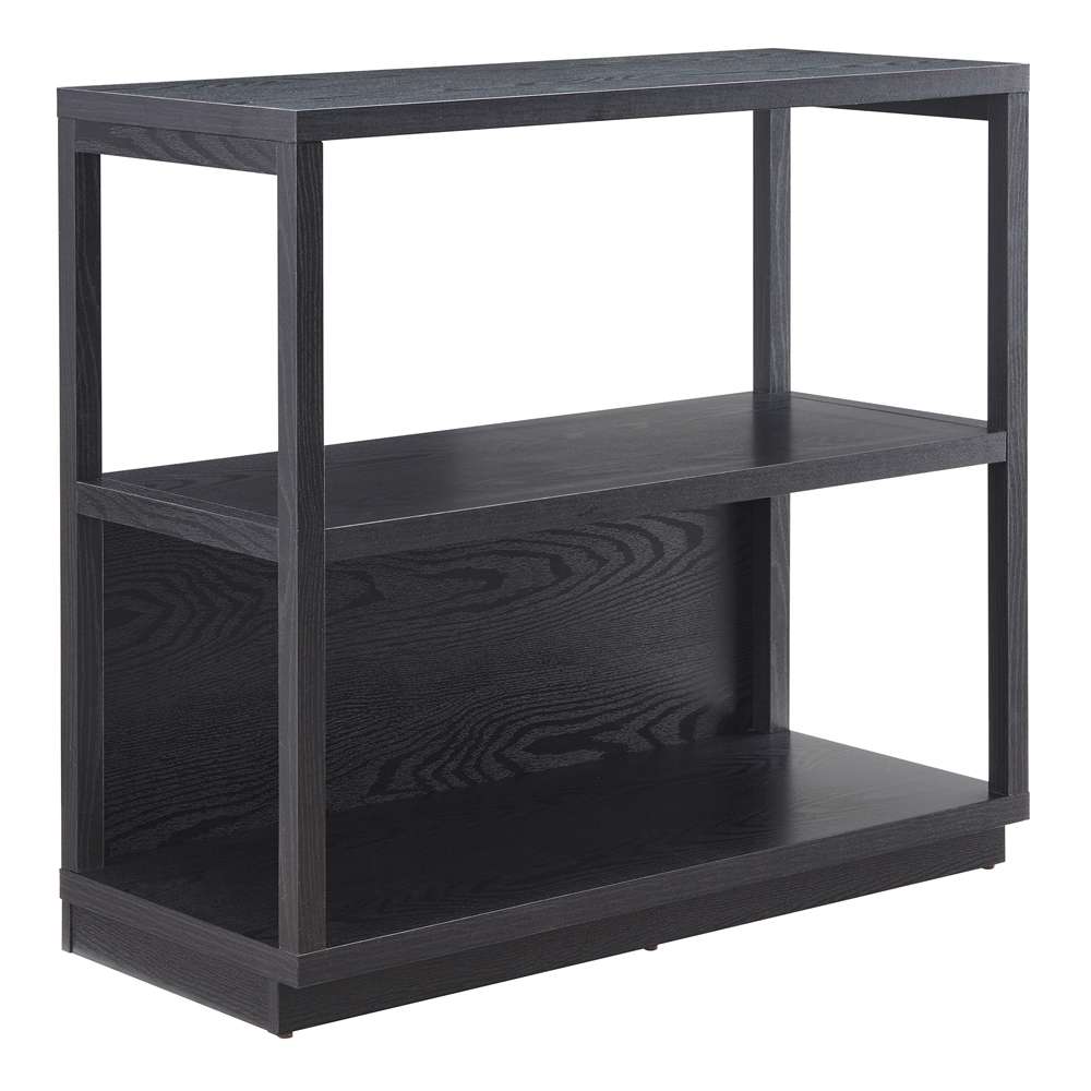 Hudson & Canal - Thalia 33in Tall Rectangular Bookcase in Black - BK1269 veiw 1