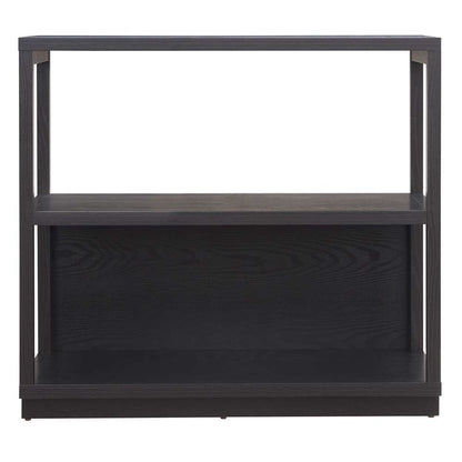 Hudson & Canal - Thalia 33in Tall Rectangular Bookcase in Black - BK1269 veiw 3